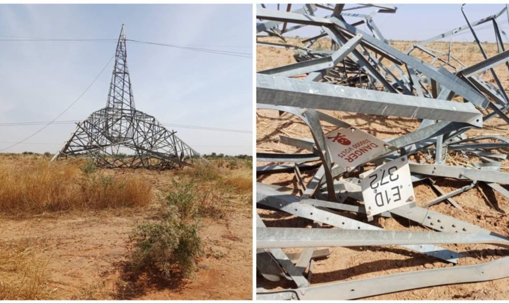 Blackout hits North East as vandals destroy transmission line [PHOTOS]