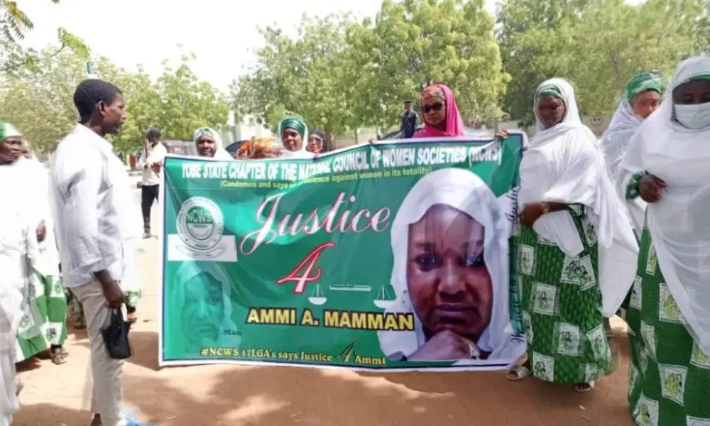 Yobe women stage protest, demand justice for slain housewife