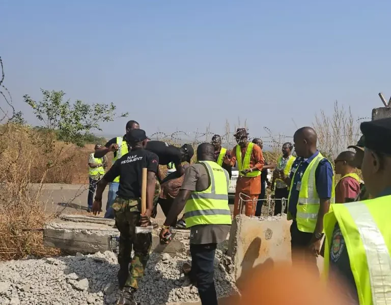 Panic as thugs allegedly aided by police pull down Enugu airport fence
