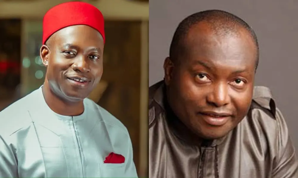 Anambra 2025: Soludo, Ubah begin early rivalry, fight over chieftaincy title