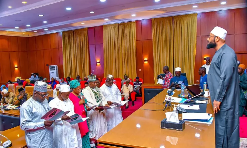 Gov Bago tasks newly sworn-in Perm Secs on adhering to laid down rules