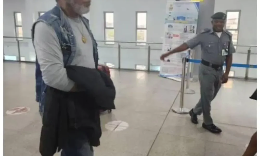Actor Zack Orji travels to UK for post-surgery assessment [Photos]