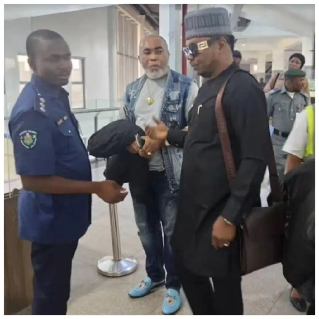 Actor Zack Orji travels to UK for post-surgery assessment [Photos]