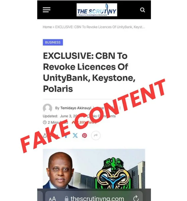 CBN speaks on plan to revoke licenses of three other banks