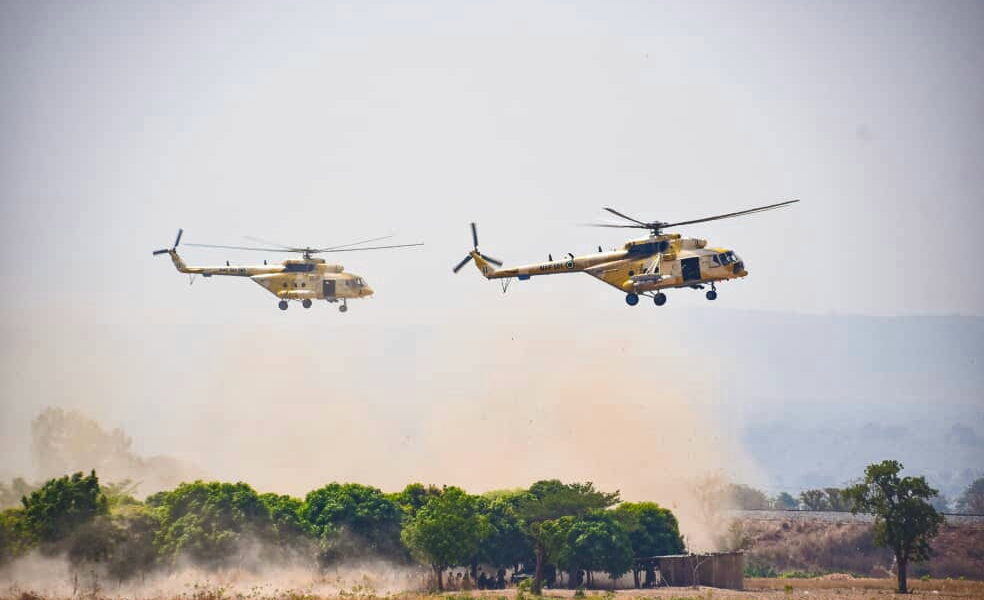 BREAKING: NAF helicopter crashes in Kaduna