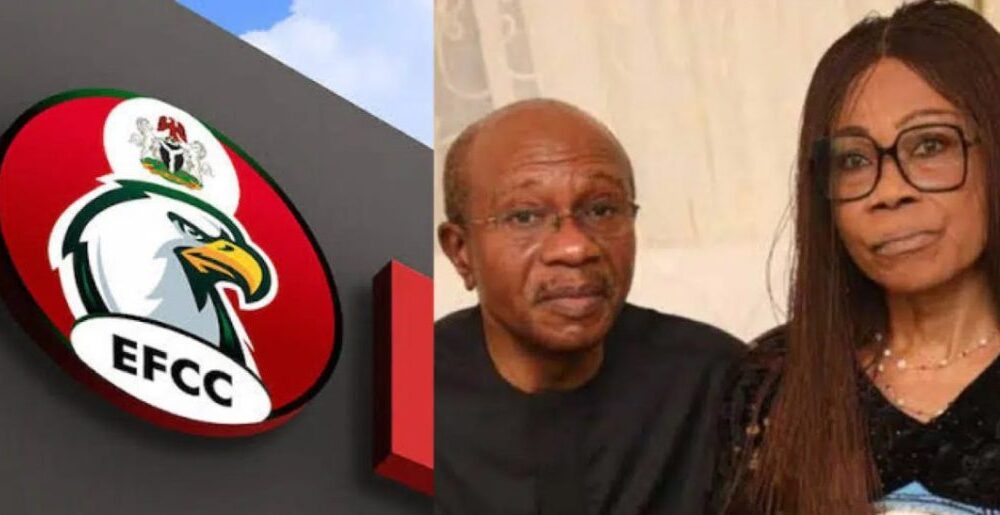 Remove name, photos of Emefiele’s wife from wanted list – Court orders EFCC