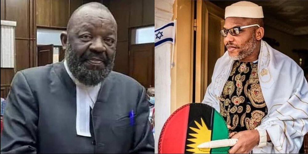 DSS blocks Nnamdi Kanu’s legal team from seeing him — Ejimakor