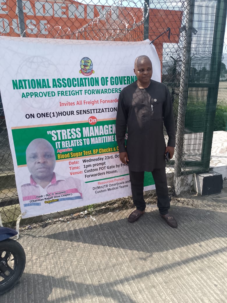 NAGAFF Partners Customs Area 11 Command Onne On Stress Mgt In Maritime Industry
