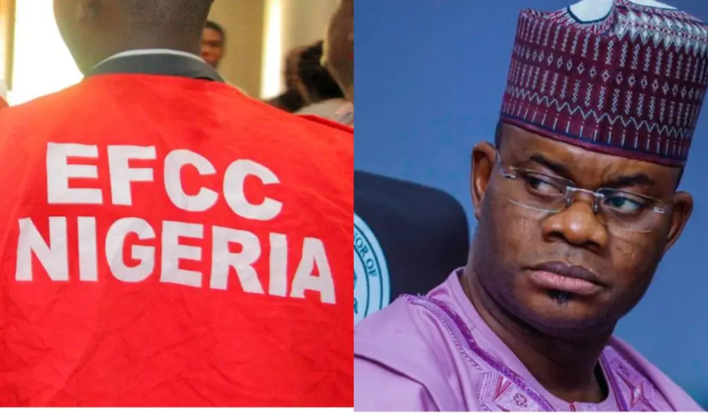 Again, EFCC set to arraign Yahaya Bello on fresh charges today