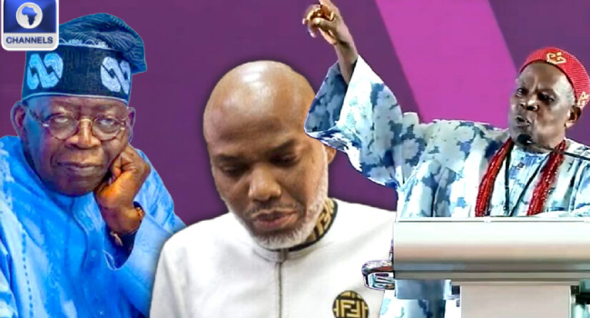 Enugu Monarch Appeals to Tinubu for Release of Nnamdi Kanu